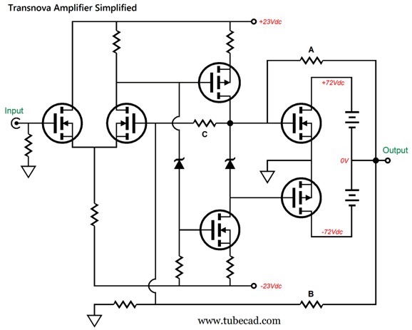 Trans-Nova-Amplifier Topology